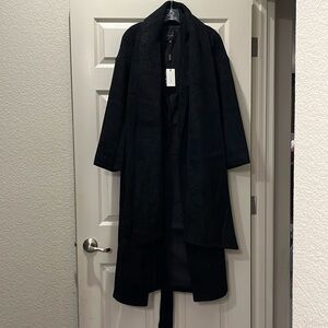 Long black coat jluxlabel